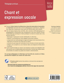 Chant et expression vocale à l'école maternelle (+ ressources numériques)