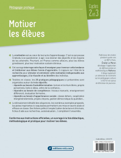 Motiver les élèves - 20 pratiques pour enseigner autrement - Cycles 2 et 3