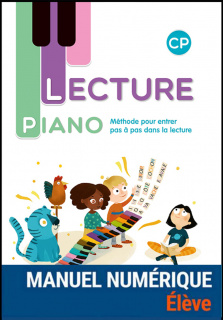 Lecture Piano CP - Manuel numérique élève - licence 1 an