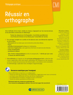 Réussir en orthographe CM1 (+ ressources numériques)