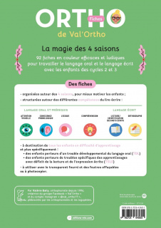 La magie des 4 saisons - Les fiches de Val'Ortho