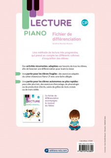 Lecture Piano CP - Fichier de différenciation