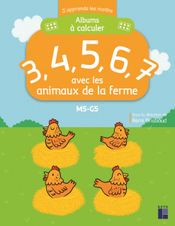 3, 4, 5, 6, 7 avec les animaux de la ferme