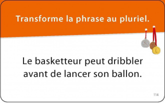 Jeux orthographiques : la course aux médailles - 7-13 ans