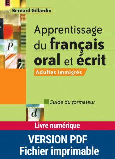 Apprentissage du français oral et écrit