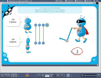 J'apprends les maths avec Picbille CP - Manuel numérique enseignant avec animations - Clé USB 