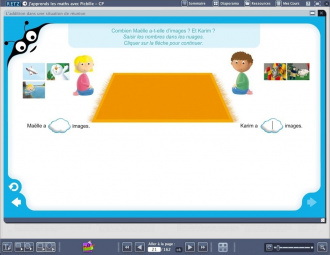 J'apprends les maths avec Picbille CP - Manuel numérique enseignant avec animations - Clé USB