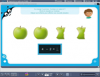 J'apprends les maths avec Picbille CP - Manuel numérique enseignant avec animations - Clé USB 