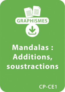 Mandalas d'apprentissage CP/CE1 - Additions / Soustractions