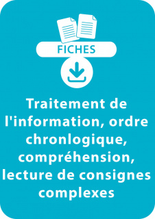 Lecture CE1 - 5. Traitement de l'information, ordre chronlogique, compréhension, lecture de consignes complexes