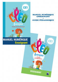 CLÉO CE1 Manuel numérique enseignant du Fichier de l'élève + Guide pédagogique (5 ans - gratuit)