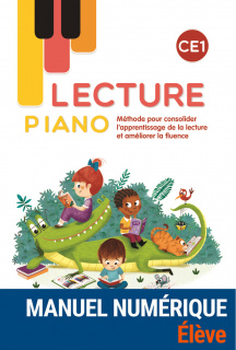 Lecture piano CE1 - Manuel numérique élève - licence 1 an