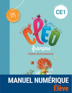 CLÉO CE1 - Dys / École inclusive - Fichier d'entrainement - Manuel numérique élève - Licence 1 an