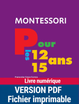 Montessori pour les 12-15 ans