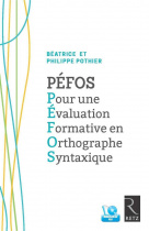 PÉFOS : Pour une Évaluation Formative en Orthographe Syntaxique