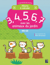 3, 4, 5, 6, 7 avec les animaux du jardin