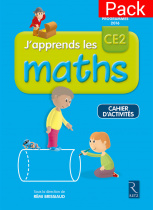 J'apprends les maths CE2 - Pack de 6 cahiers d'activités