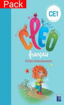 CLÉO Fichier d'entrainement CE1 + aide-mémoire (pack de 10) - ÉDITION 2019