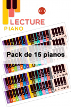 Lecture Piano CE1 - Pack de 15 pianos