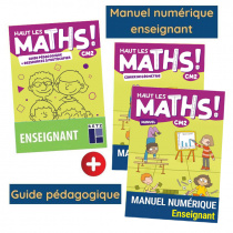Haut les maths ! CM2 - Manuel numérique enseignant + guide pédagogique - enseignant adoptant (5 ans - gratuit)