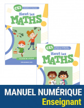 Haut les maths ! CE1 - Fichier de l'élève en 2 volumes - Programmes 2025 - Manuel numérique enseignant