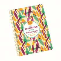 Agenda Semainier 2026 A5 - Couverture Rigide Rose, Mise En Page Semaine Sur 2 Pages, Organisateur Travail/étude - 8