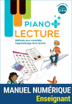 Lecture Piano + - Manuel de l'élève - Manuel numérique enseignant