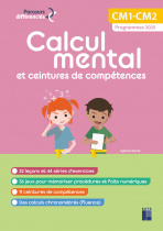Calcul mental et ceintures de compétences CM1-CM2 (+ ressources numériques) - Programmes 2025