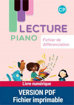 Lecture Piano CP - Fichier de différenciation (édition 2023)