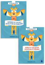 Totem Mathématiques CE1 - Fichiers numération + géométrie (2 volumes) - Programmes 2025