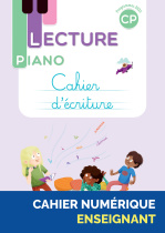 Lecture Piano CP - Cahier d'écriture (programmes 2025) - Manuel numérique enseignant