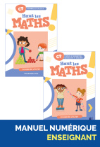Haut les maths ! CP - Fichier de l'élève en 2 volumes - Programmes 2025 - Manuel numérique enseignant
