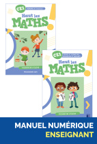 Haut les maths ! CE1 - Fichier de l'élève en 2 volumes - Programmes 2025 - Manuel numérique enseignant