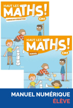 Haut les maths ! CM1 - Manuel + cahier de géométrie - Manuel numérique élève
