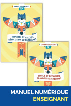 Totem Mathématiques CP - Fichiers numération + géométrie (2 volumes) - Manuel numérique enseignant