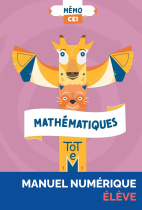 Totem Mathématiques CE1 - Mémo de leçons - Manuel numérique élève