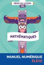 Totem Mathématiques CE2 - Mémo de leçons - Programmes 2025 - Manuel numérique élève