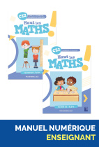 Haut les maths ! CE2 - Fichier de l'élève en 2 volumes - Programmes 2025 - Manuel numérique enseignant
