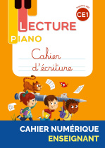 Lecture Piano CE1 - Cahier d'écriture - Programmes 2025 - Manuel numérique enseignant