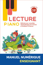 Lecture Piano CE1 - Manuel de l'élève - Programmes 2025 - Manuel numérique enseignant