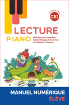 Lecture Piano CE1 - Manuel de l'élève - Programmes 2025 - Manuel numérique élève