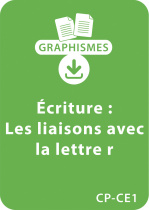 Graphismes et écriture - CP/CE1 - Les liaisons avec la lettre "R"