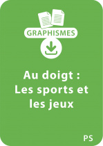 Graphismes au doigt PS - Les sports et les jeux