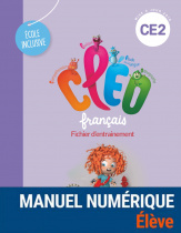 CLÉO CE2 - Dys / École inclusive - Fichier d'entrainement - Manuel numérique élève - Licence 1 an