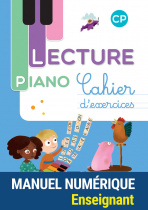 Lecture piano CP - Cahier d'exercices - Manuel numérique enseignant