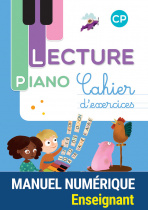 Lecture Piano CP - Cahier d'exercices - Manuel numérique enseignant