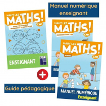 Haut les maths ! CM1 - Manuel + guide  pédagogique - num enseignant adoptant 5 ans gratuit