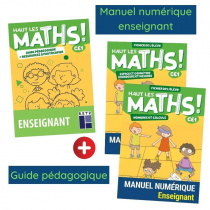 Haut les maths ! CE1 - Manuel numérique enseignant + guide pédagogique - enseignant adoptant (5 ans gratuit)