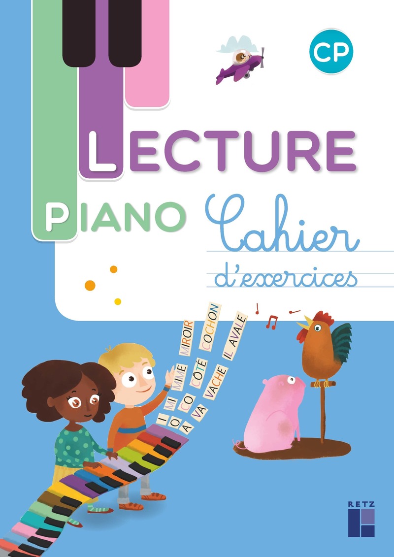 Lecture Piano CP - Cahier d'exercices - Ouvrage papier