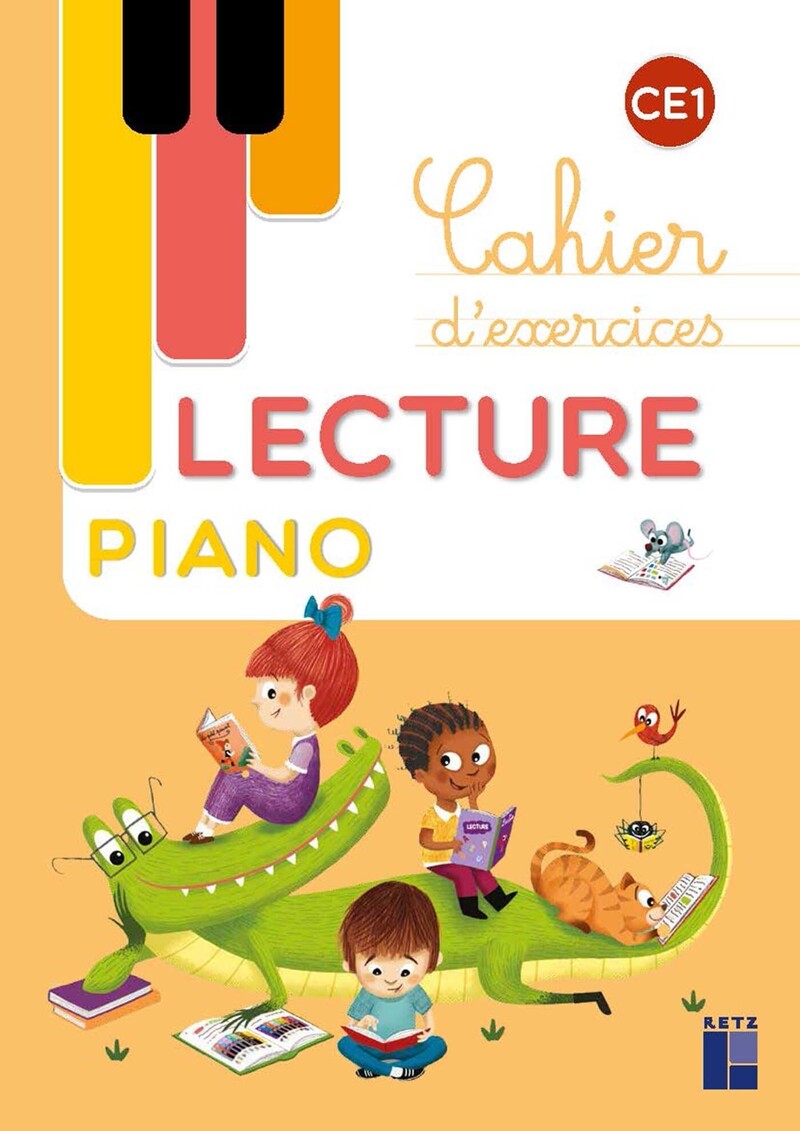 Lecture Piano CE1 - Cahier d'exercices - Ouvrage papier